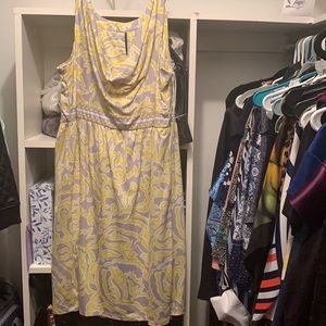 Women’s dress by Inc with sexy back that drapes